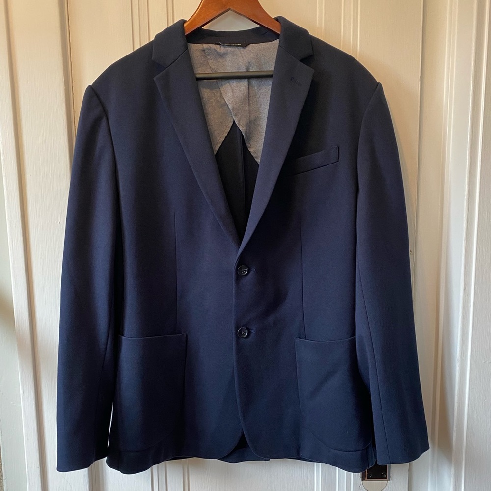 Banana Republic Navy Sport Coat. Slim Fit 44R